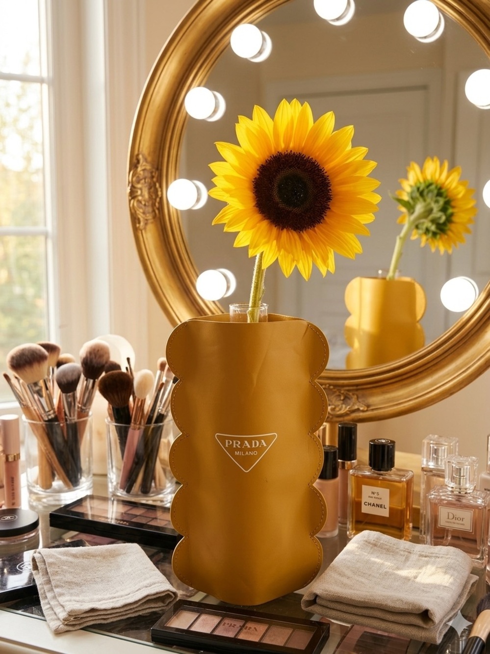 Prada Milano flower vase with box